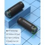 Tronsmart T7 Altavoz Portátil Bluetooth 5.3, Luces Led y Protección Agua IPX7, Graves Potentes con Sonido Stereo 360° de Alta