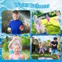 Funnity 444 Globos de Agua, Globos de Agua Llenado Rapido, Viene con 4 Conectores de Grifo, Perfecto para Juegos de Agua de