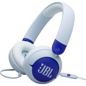 JBL Junior 320, Auriculares supraaurales para niños, con micrófono Integrado, Safe Sound, volúmen hasta 85 dB, Almohadillas