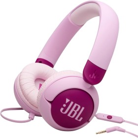 JBL Junior 320, Auriculares supraaurales para niños, con micrófono Integrado, Safe Sound, volúmen hasta 85 dB, Almohadillas