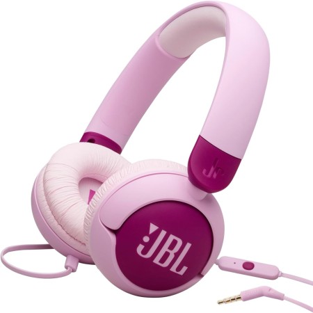 JBL Junior 320, Auriculares supraaurales para niños, con micrófono Integrado, Safe Sound, volúmen hasta 85 dB, Almohadillas