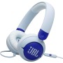 JBL Junior 320, Auriculares supraaurales para niños, con micrófono Integrado, Safe Sound, volúmen hasta 85 dB, Almohadillas