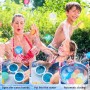 HWJPDMBD Globos de Agua Reutilizables, 8 Piezas Globos de Agua Llenado Rapido, Globos Agua Silicona, Juguetes de Verano Juegos