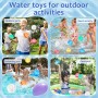 HWJPDMBD Globos de Agua Reutilizables, 8 Piezas Globos de Agua Llenado Rapido, Globos Agua Silicona, Juguetes de Verano Juegos