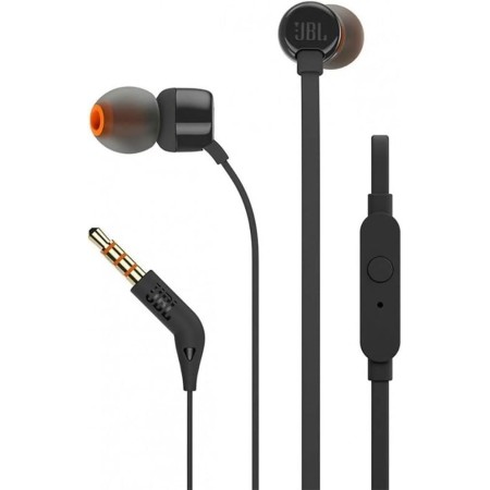 JBL TUNE 160 - Auriculares (Alámbrico, Dentro de oído, Binaural, Intraaural, 20 - 20000 Hz, Negro)