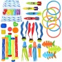 JOYIN 30pcs Juguetes de Buceo Juegos de Agua Verano Piscina Juguetes para Nadar bajo el Agua Conjunto Juguetes de Entrenamiento