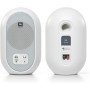 JBL 104-BT Professional 1 Series con Bluetooth, Monitores de referencia de escritorio compactos, blanco, vendidos como pares,