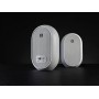JBL 104-BT Professional 1 Series con Bluetooth, Monitores de referencia de escritorio compactos, blanco, vendidos como pares,