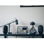 JBL 104-BT Professional 1 Series con Bluetooth, Monitores de referencia de escritorio compactos, blanco, vendidos como pares,