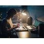 JBL 104-BT Professional 1 Series con Bluetooth, Monitores de referencia de escritorio compactos, blanco, vendidos como pares,