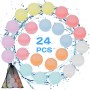 Globos de Agua Reutilizables, Diealles Shine 24 Piezas Globos de Agua, Globos Agua Juguetes de Verano Aptos para Exteriores,