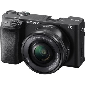Sony ILCE6400LB.CEC Alpha 6400, Cámara evil APS-C, objetivo zoom potente 16-50mm f/3.5-5.6, Enfoque automático rápido 0.02s,