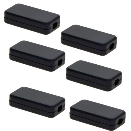 6 cajas de plástico para proyectos, 10 x 20 x 11 mm, mini caja de conexiones a prueba de polvo para proyectos electrónicos, de