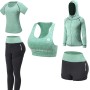 JULY'S SONG - Conjunto de yoga con 5 prendas, para correr, gimnasio, fitness