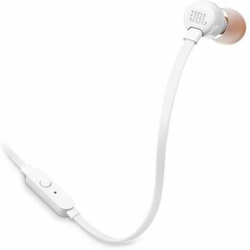JBL Auriculares T160 Tune Wired IN-Ear Headphone with Mic White
