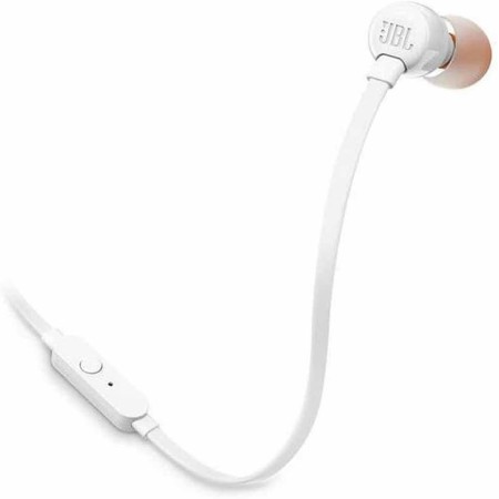 JBL Auriculares T160 Tune Wired IN-Ear Headphone with Mic White