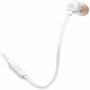 JBL Auriculares T160 Tune Wired IN-Ear Headphone with Mic White