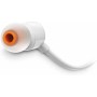 JBL Auriculares T160 Tune Wired IN-Ear Headphone with Mic White
