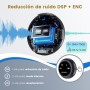 YEJATA Micrófono inalámbrico 2 en 1 para iPhone y Android, Mini micrófono con reducción de Ruido, Estuche de Carga de 40 Horas,