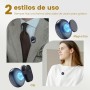 YEJATA Micrófono inalámbrico 2 en 1 para iPhone y Android, Mini micrófono con reducción de Ruido, Estuche de Carga de 40 Horas,