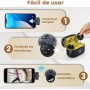 YEJATA Micrófono inalámbrico 2 en 1 para iPhone y Android, Mini micrófono con reducción de Ruido, Estuche de Carga de 40 Horas,