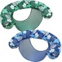 WERNNSAI 2 hamacas hinchables de agua, colchón de aire, silla de piscina con anillo de hebilla, flotador para adultos, verano,