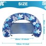 WERNNSAI 2 hamacas hinchables de agua, colchón de aire, silla de piscina con anillo de hebilla, flotador para adultos, verano,