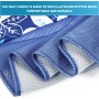 WERNNSAI 2 hamacas hinchables de agua, colchón de aire, silla de piscina con anillo de hebilla, flotador para adultos, verano,