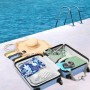 WERNNSAI 2 hamacas hinchables de agua, colchón de aire, silla de piscina con anillo de hebilla, flotador para adultos, verano,