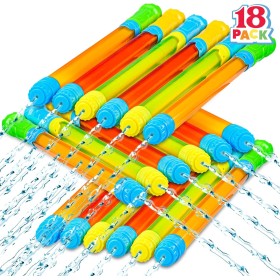 JOYIN Paquete de 18 pistolas de chorro de agua de 16.5 pulgadas, piscina al aire libre de verano a granel, patio trasero, juego
