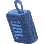 JBL Go 3 Eco, Altavoz inalámbrico Bluetooth, resistente al agua y con 5 horas de batería, en blanco