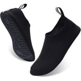 AUXDIQ Zapatos de Agua Hombre Mujer Escarpines Deportes Acuáticos Zapatos de Playa Calzado Surf Escarpines de Baño