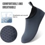 AUXDIQ Zapatos de Agua Hombre Mujer Escarpines Deportes Acuáticos Zapatos de Playa Calzado Surf Escarpines de Baño