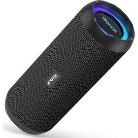 RIENOK Altavoz Bluetooth 5.3 Altavoz Inalámbrico Portátil Impermeable IPX7, Bass, Sonido Estéreo, Apoya Micro SD AUX