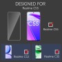 Dabuu 3 Piezas Protector de Pantalla para Realme C55 + 3 Piezas Protector de Lente de Cámara, 9H Dureza, Anti-Arañazos, HD