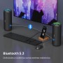 RIENOK Altavoz Bluetooth 5.3 Altavoz Inalámbrico Portátil Impermeable IPX7, Bass, Sonido Estéreo, Apoya Micro SD AUX