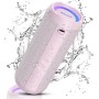 RIENOK Altavoz Bluetooth 5.3 Altavoz Inalámbrico Portátil Impermeable IPX7, Bass, Sonido Estéreo, Apoya Micro SD AUX