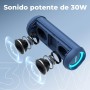 RIENOK Altavoz Bluetooth 5.3 Altavoz Inalámbrico Portátil Impermeable IPX7, Bass, Sonido Estéreo, Apoya Micro SD AUX