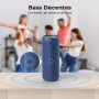 RIENOK Altavoz Bluetooth 5.3 Altavoz Inalámbrico Portátil Impermeable IPX7, Bass, Sonido Estéreo, Apoya Micro SD AUX