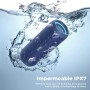 RIENOK Altavoz Bluetooth 5.3 Altavoz Inalámbrico Portátil Impermeable IPX7, Bass, Sonido Estéreo, Apoya Micro SD AUX