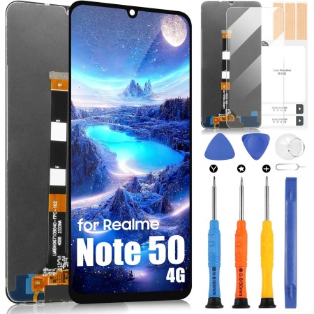 Pantalla LCD para Realme Note 50 4G Pantalla para Realme Note50 4G RMX3834 Pantalla táctil digitazer Full Assembly reemplazo