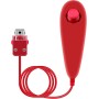 OSTENT Mando Nunchuck con Cable Basado en el Movimiento para Nintendo Wii Console Videojuegos Color Blanco