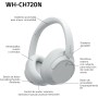 Wh-Ch720 Headset Wired &