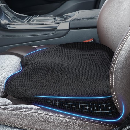Cojín de Asiento Para Coche Conductor, Espuma de Memoria Bosster Asiento Para Adultos Cojin Asiento Coche, Adecuada Para