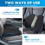 Cojín de Asiento Para Coche Conductor, Espuma de Memoria Bosster Asiento Para Adultos Cojin Asiento Coche, Adecuada Para