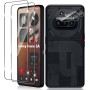 Vanrain Protector de Pantalla para Realme 14 Pro 5G, 2+2 Piezas 3D Curvo Cristal Vidrio Templado y Protector de Lente de Cámara,