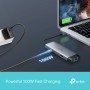 TP-Link UH700 - USB 3.0, hub de 7 Puertos con Adaptador de Corriente de 12V / 2.5A, Cable de 1 m y Tiene botón de Encendido y