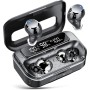 Auriculares Inalambricos, Auriculares Bluetooth 5.3 HiFi Estéreo Deportivos con 4 ENC Cancelacion Ruido HD Microfono, 128H