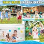 Globos de Agua Reutilizables, Bombas de Agua Silicona de Llenado Rápido Magneticas, 8 Unidades Bolas Agua Colores Autosellantes,