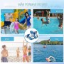 Flotadores Inflables para Adultos, Hamaca Flotante con Respaldo, Paquetes de Sillas Flotantes, Flotador Piscina Adulto, Silla